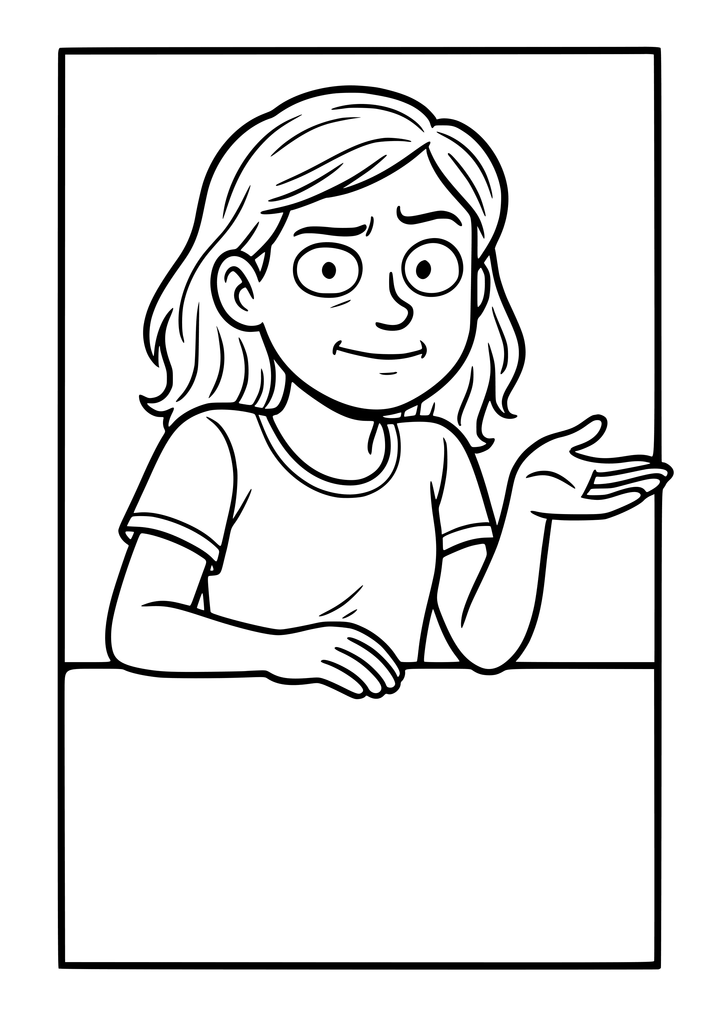 Anfal Meme Template with Blank Spaces Coloring Page