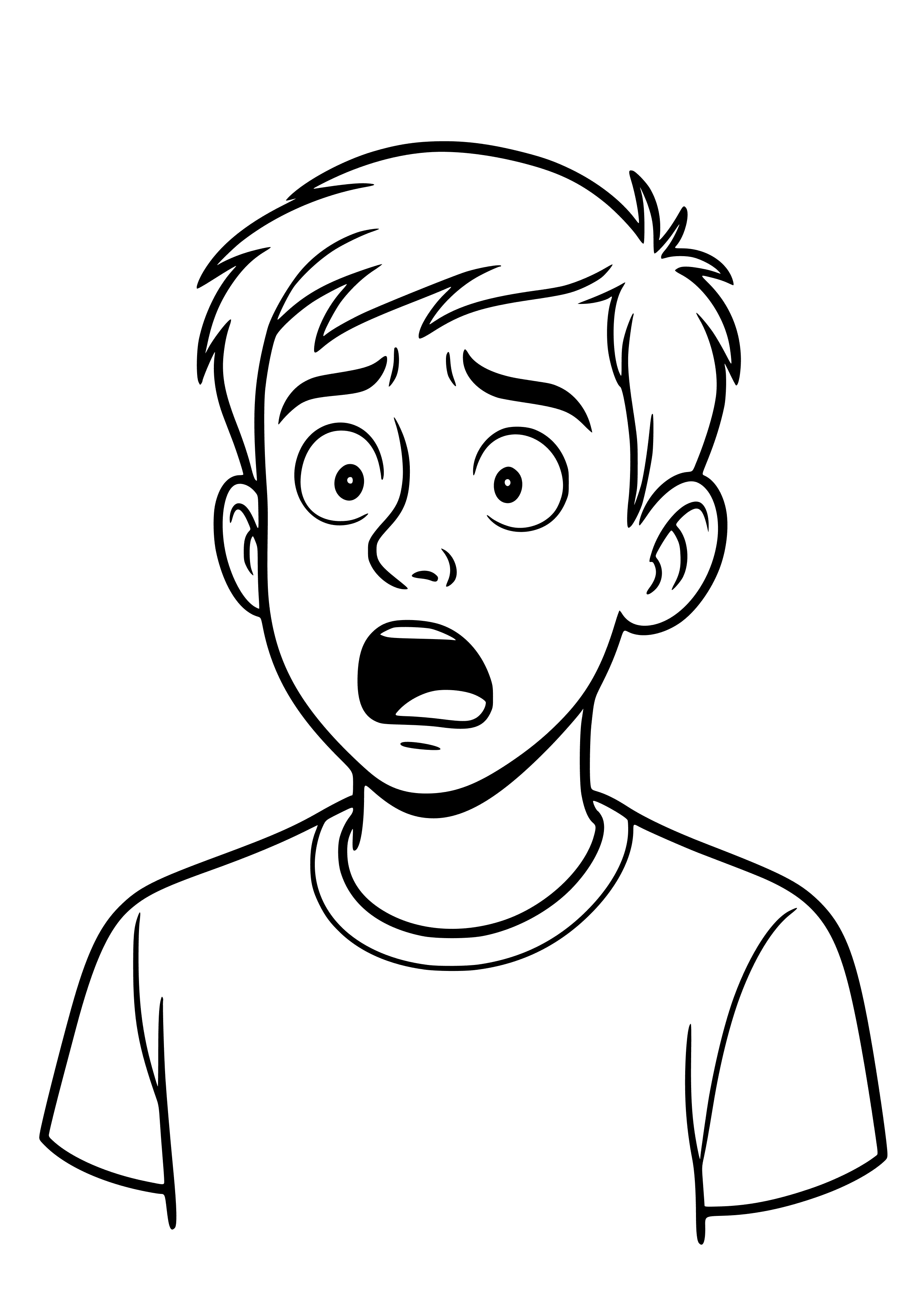 Background Check Meme with a Surprised Face Coloring Page